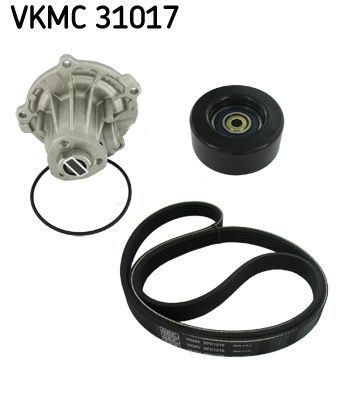 Volkswagen LUPO Water Pump + V-Ribbed Belt Kit SKF VKMC 31017 cheap