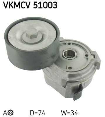 SKF VKMCV51003 Tensioner pulley 906 200 20 70