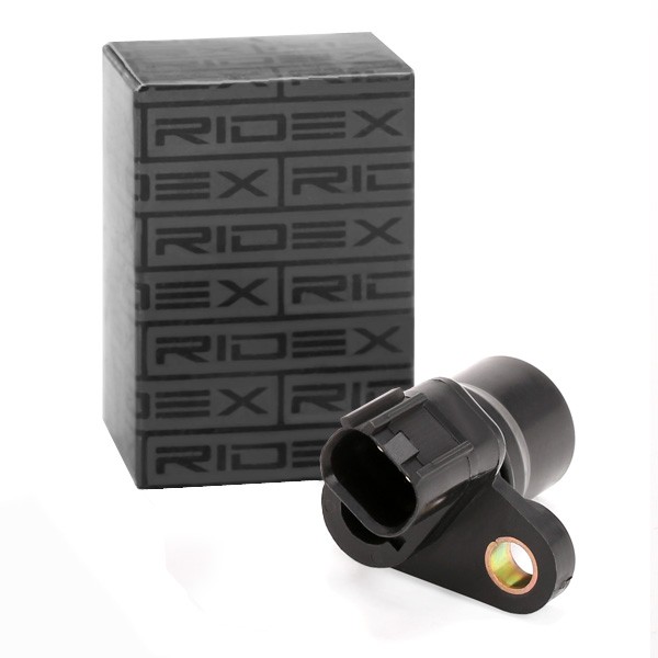 RIDEX 412W0724 ABS sensor Rear Axle Right, Passive sensor, 2-pin connector, 27mm, black