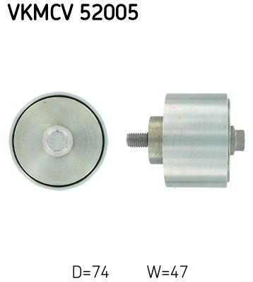 SKF VKMCV 52005 Deflection / Guide Pulley, v-ribbed belt IVECO experience and price