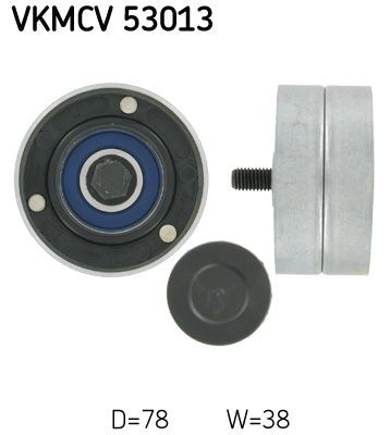 SKF Deflection / Guide Pulley, v-ribbed belt VKMCV 53013 buy