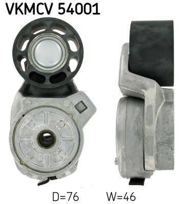 SKF VKMCV 54001 Spannrolle, Keilrippenriemen für RENAULT TRUCKS Magnum LKW in Original Qualität