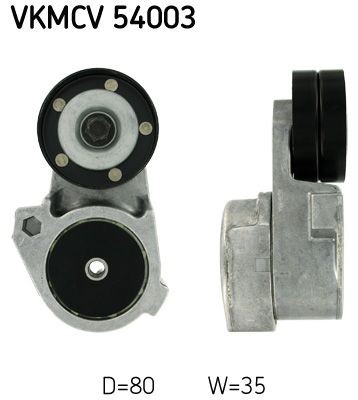 SKF Tensioner pulley, v-ribbed belt VKMCV 54003 buy