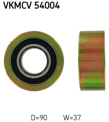 Achat de VKMCV 54004 SKF Galet enrouleur de courroie d'accessoire VKMCV 54004 bon marché