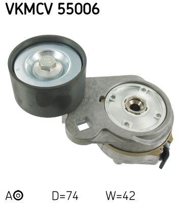 SKF VKMCV 55006 Tensioner pulley Ø: 74mm, Width: 42mm VKMCV 55006 cheap