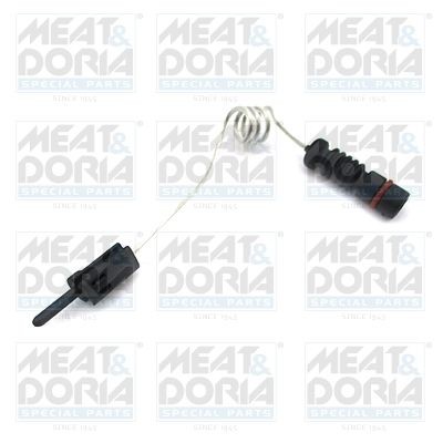 MEAT & DORIA Front Axle, Rear Axle Warning Contact Length: 185mm Warning contact, brake pad wear 212063 buy