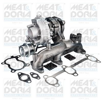 65080 MEAT & DORIA Turbocharger AUDI Exhaust Turbocharger, with gaskets/seals