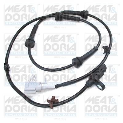 MEAT & DORIA 90780E ABS sensor Rear Axle Right, Rear Axle Left, 2-pin connector, 1015mm, 1100mm, 28mm