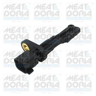 MEAT & DORIA 90867E ABS sensor Rear Axle Right, Rear Axle Left, without cable, Active sensor, 2-pin connector, 88mm, 62mm