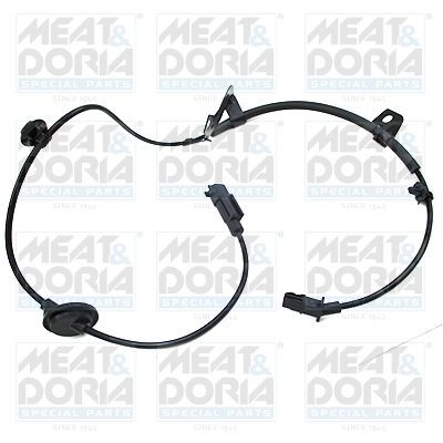 MEAT & DORIA Rear Axle Right, Active sensor, 2-pin connector, 1020mm Total Length: 1020mm, Number of pins: 2-pin connector Sensor, wheel speed 90906E buy