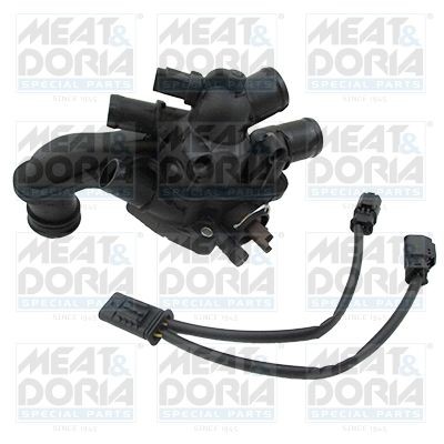 MEAT & DORIA 92869 Engine thermostat Opening Temperature: 105°C, with cable, with sensor
