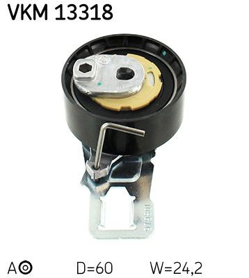 SKF VKM 13318 Timing belt tensioner pulley