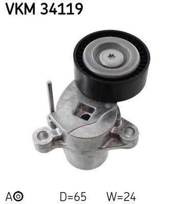 SKF Tensioner pulley FORD Mondeo V Saloon (CD) new VKM 34119