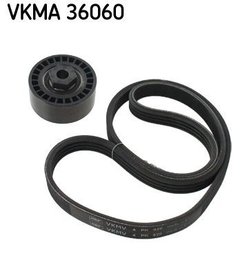 Original VKMA 36060 SKF V-ribbed belt kit DACIA