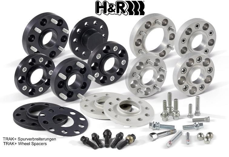 H&R Spurverbreiterungen 4x100 2x50mm mit Zentrierbund