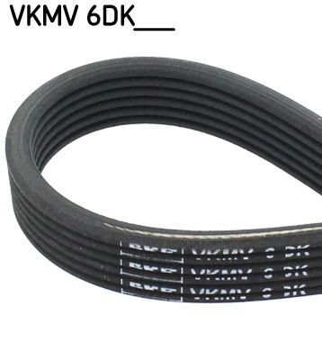 VKMV 6DK1841 SKF Alternator belt VOLVO 1841mm, 6