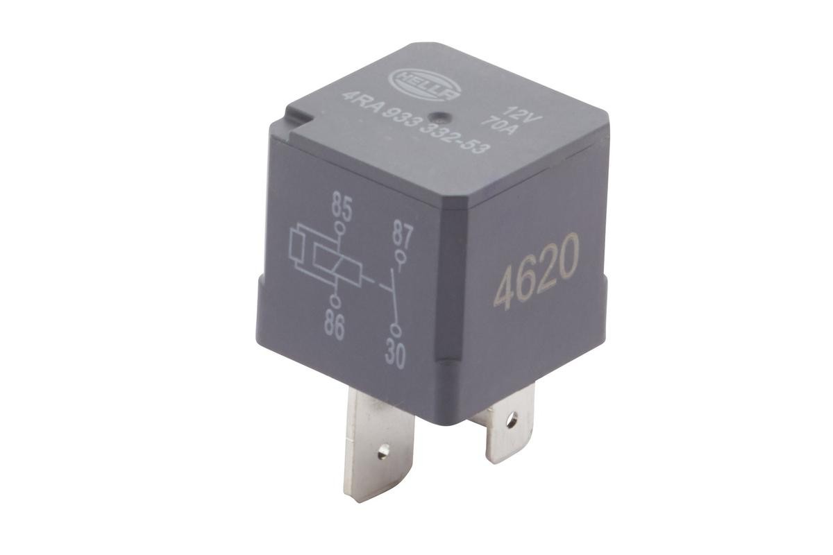 HELLA 70A, 4-pin connector Relay, main current 4RA 933 332-531 buy
