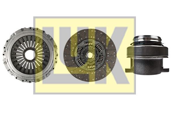 LuK 643 3450 00 Clutch kit with clutch release bearing, with clutch disc, 430mm