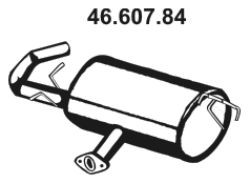 Original 46.607.84 EBERSPÄCHER Exhaust silencer SUZUKI