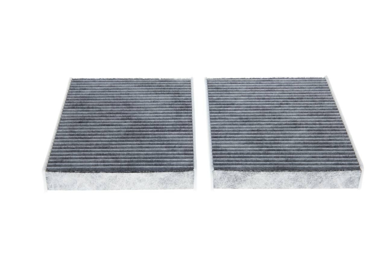 1987435578 Air con filter R 5578 BOSCH Activated Carbon Filter, Particulate Filter, 230 mm x 165 mm x 30 mm
