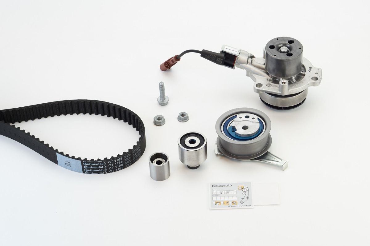 CONTITECH Water pump and timing belt kit CT1168WP4 Volkswagen TOURAN 2018