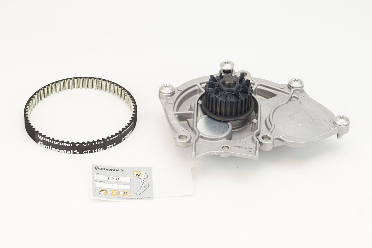 Great value for money - CONTITECH Water pump and timing belt kit CT1195WP1