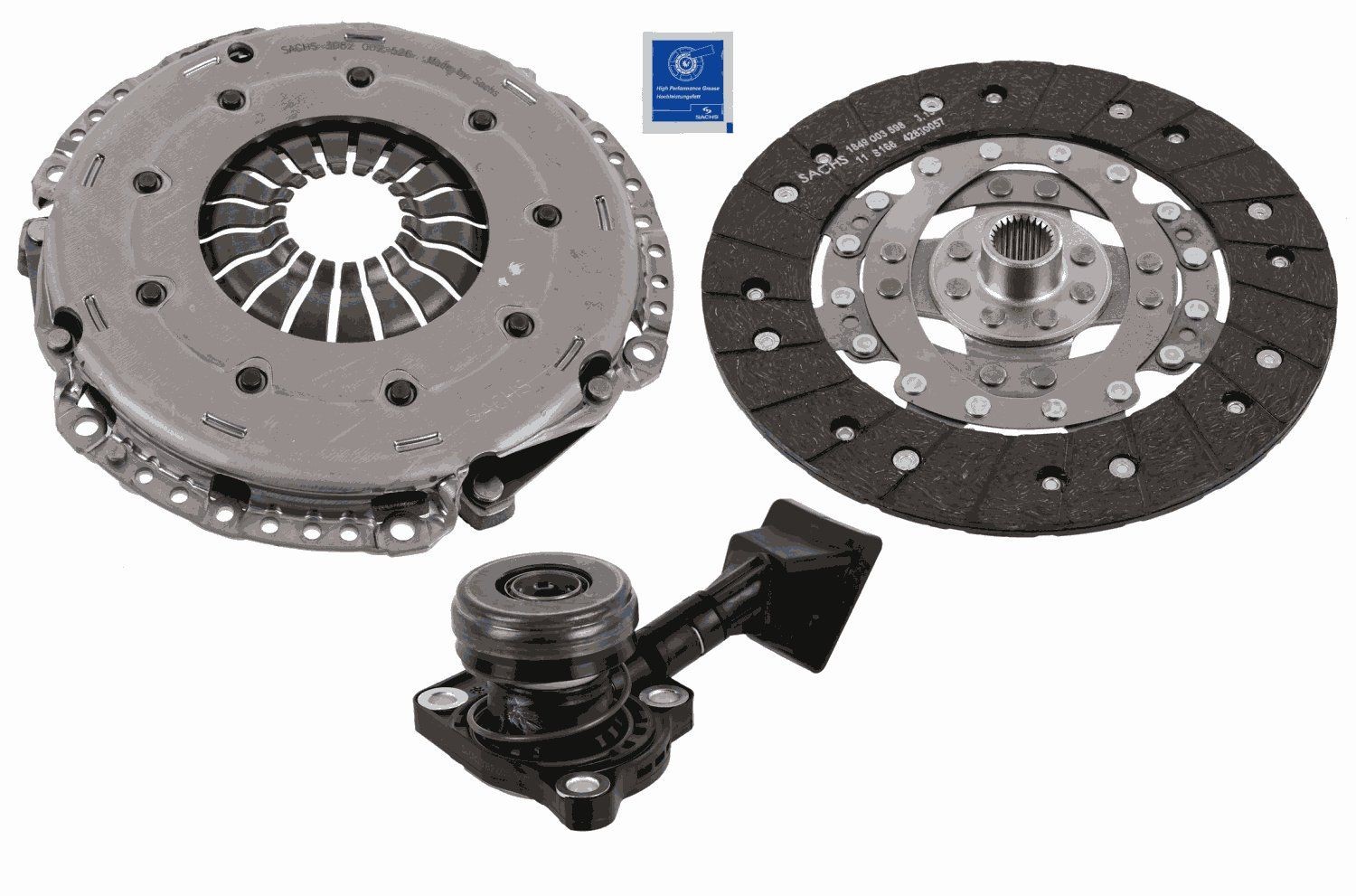 Original SACHS Clutch and flywheel kit 3000 990 455 for CITROЁN DS4