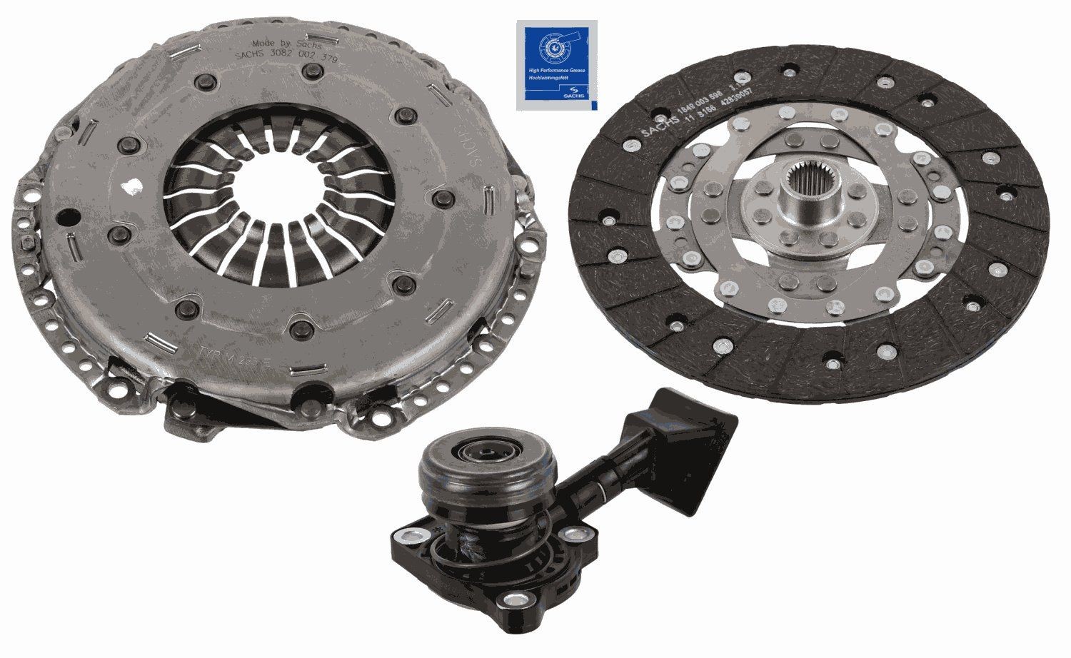 Great value for money - SACHS Clutch kit 3000 990 469