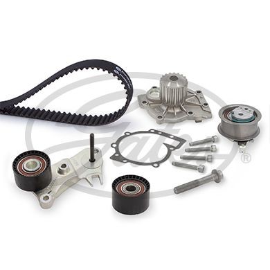 Volvo XC60 Belts, chains, rollers parts - Water pump and timing belt kit GATES KP15686XS-1