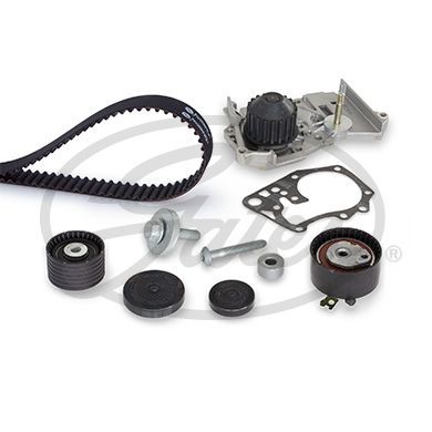 K035671XS GATES KP35671XS Cambelt and water pump kit RENAULT Clio III Hatchback (BR0/1, CR0/1) 1.4 16V 98 hp Petrol 2006