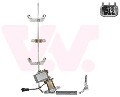 VAN WEZEL Left Rear, Operating Mode: Electric, with electric motor Doors: 4/5 Window mechanism 3098263 buy