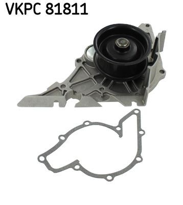 SKF VKPC 81811 Water pump with gaskets/seals, Plastic, for v-ribbed belt use