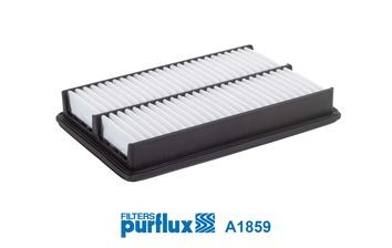 PURFLUX A1859 Air filter 37mm, 167mm, 248mm, Filter Insert