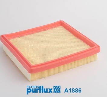 PURFLUX A1886 Air filter 53mm, 245mm, 250mm, Filter Insert