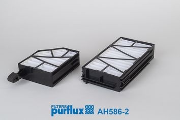 PURFLUX AH586-2 Pollen filter Pollen Filter, 131 mm x 102 mm x 40 mm