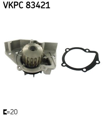 Great value for money - SKF Water pump VKPC 83421