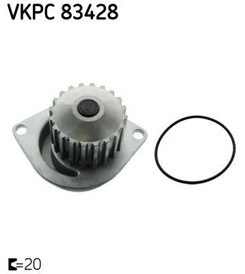 SKF VKPC83428 Water pump and timing belt kit 120197