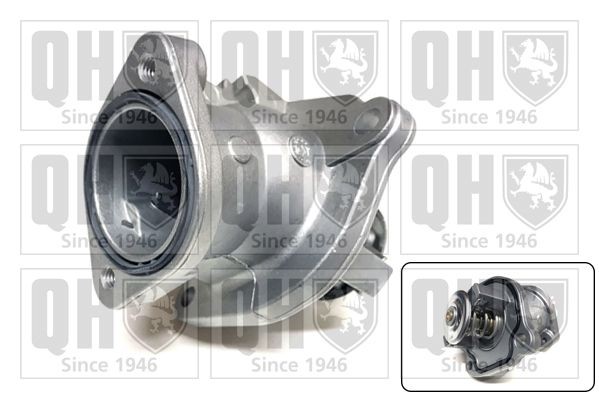 QUINTON HAZELL QTH992K Engine thermostat Opening Temperature: 87°C, with seal, with housing