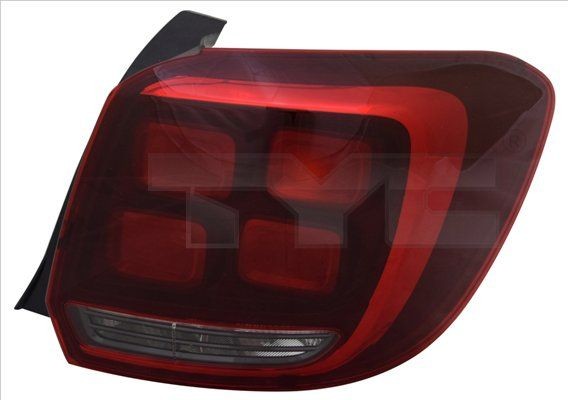 TYC 11-14698-01-2 Rear light Left, without bulb holder