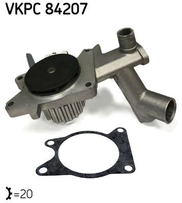 VKPC 84207 SKF Water pumps FORD for timing belt drive