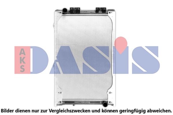 AKS DASIS 260760X Engine radiator 81.06101.6440