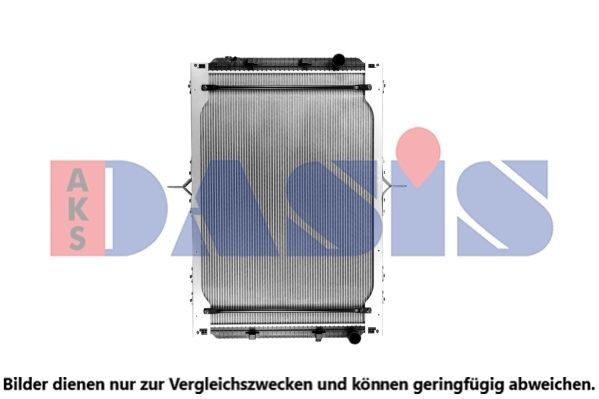 AKS DASIS 390032X Engine radiator 50.01.867.210