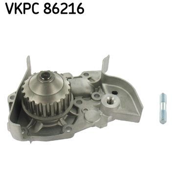 SKF VKPC 86216 Water pump Number of Teeth: 20, with studs, Sheet Steel, for timing belt drive