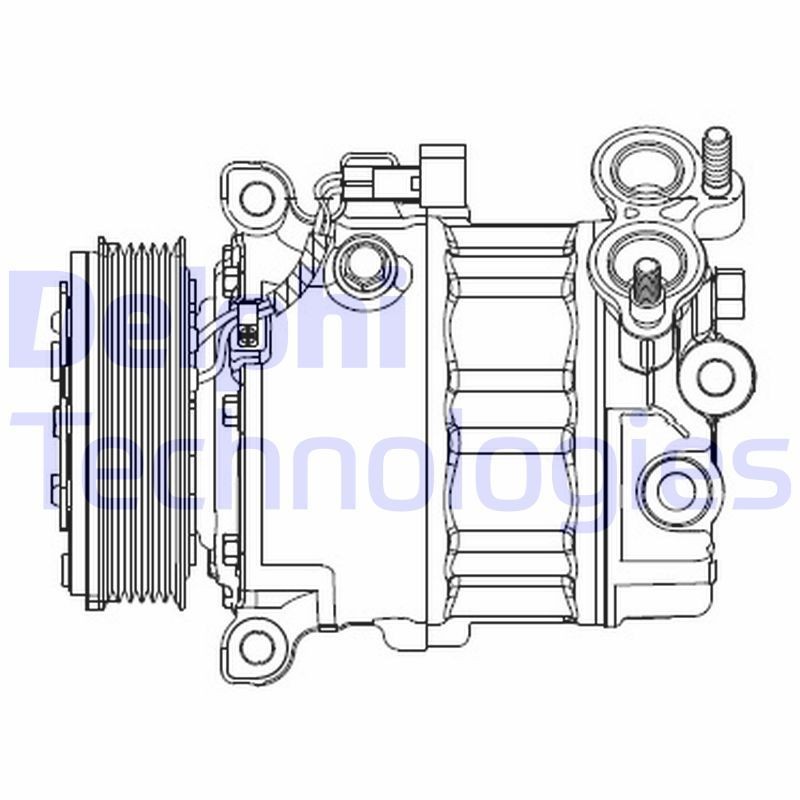 DELPHI CS20512 Ac compressor VOLVO S60 2015 in original quality