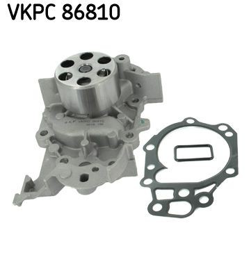 VKPC 86810 SKF Water pumps DACIA with gaskets/seals, Metal, for toothed belt drive