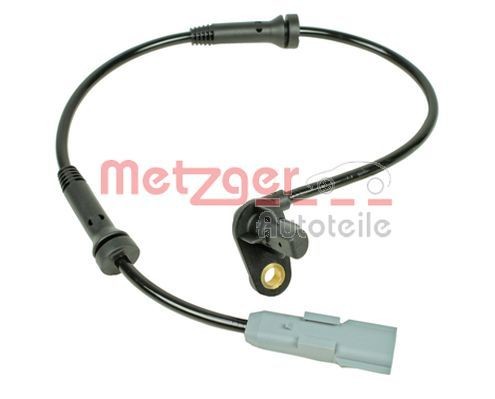 METZGER 0900941 ABS sensor Rear Axle Right, 2-pin connector, 505mm