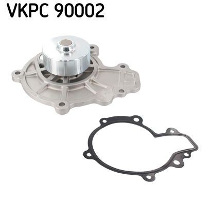 VKPC 90002 SKF Water pumps CHEVROLET with gaskets/seals, Plastic, for toothed belt drive