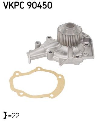Original VKPC 90450 SKF Coolant pump CHEVROLET