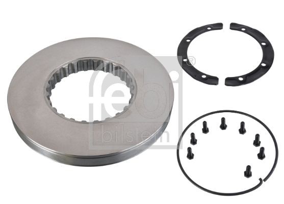 FEBI BILSTEIN Rear Axle, Front Axle, 434x45mm, solid, Coated Ø: 434mm, Brake Disc Thickness: 45mm Brake rotor 104670 buy