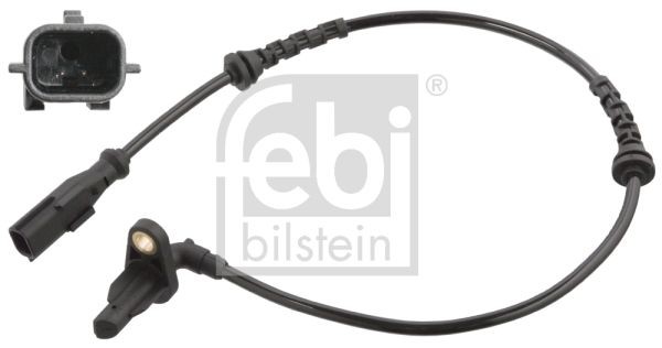 FEBI BILSTEIN 106103 ABS sensor Rear Axle Left, 455mm, 530mm
